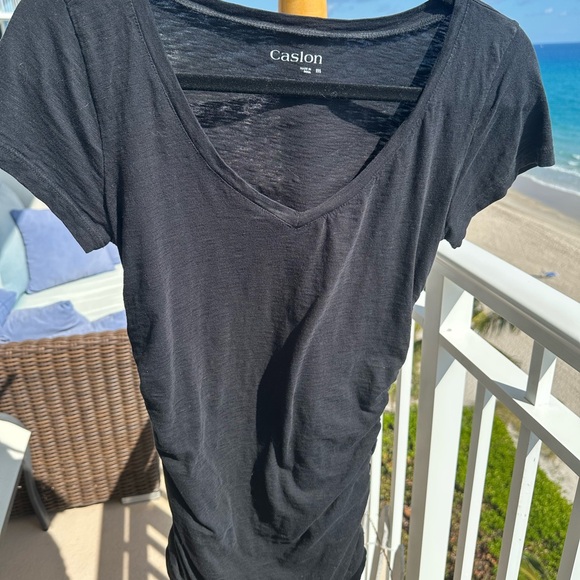 Caslon Elegant Black Short Sleeve Tee - Picture 3 of 6